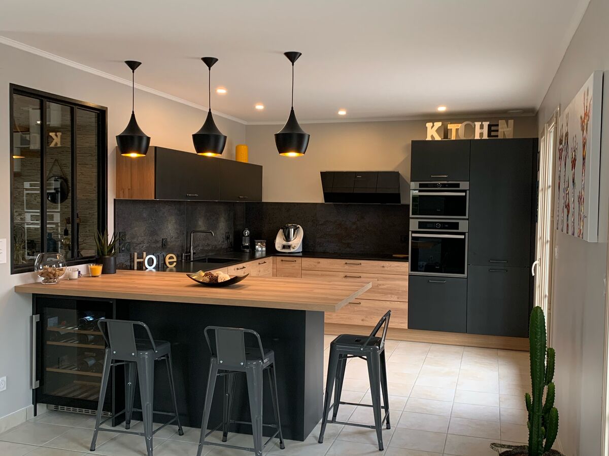 Cuisine équipée sur mesure Trend Dark Fusion