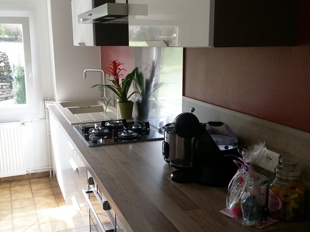 Cuisine avant-après sur mesure Petilla Blanc brillant