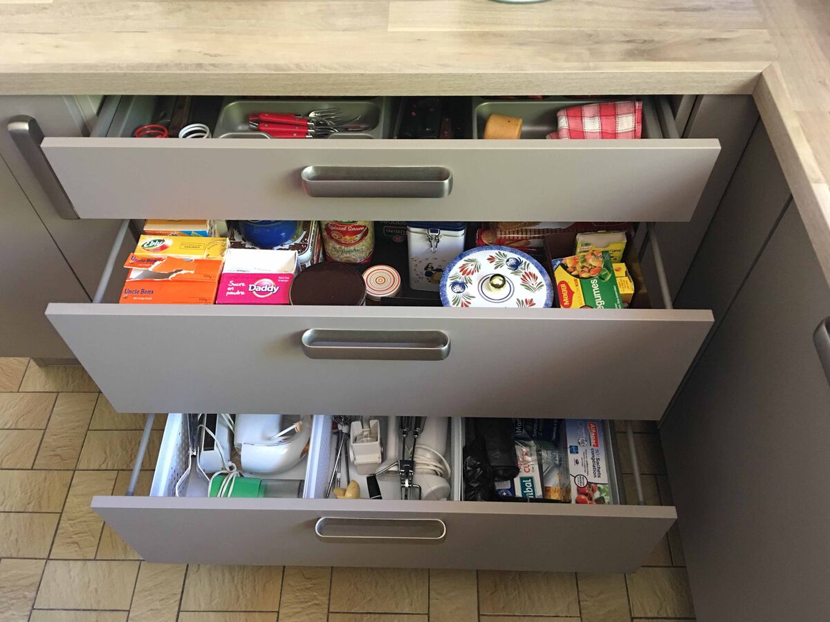 Rénovation cuisine sur mesure Trend + Gris minéral