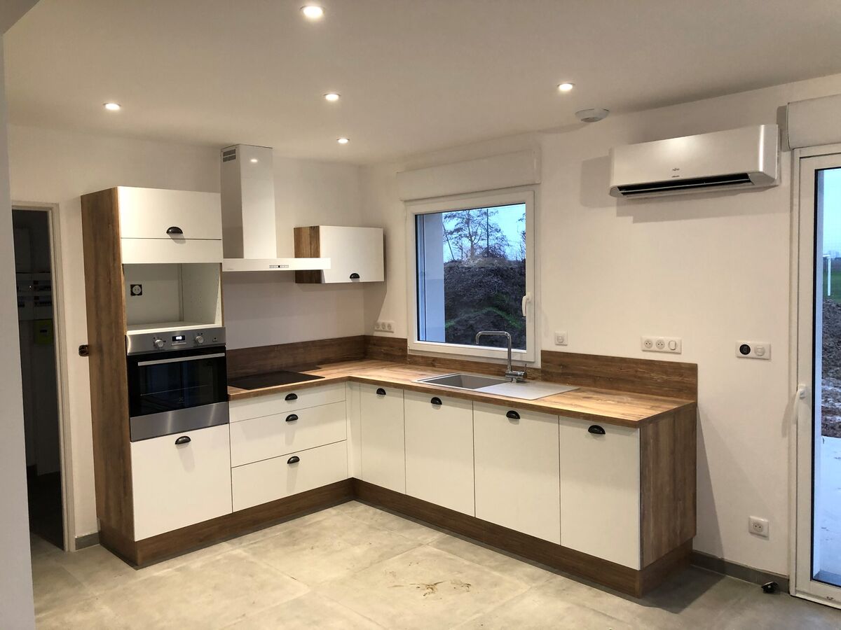 Rénovation cuisine équipée sur mesure VEGA PREM'S Blanc