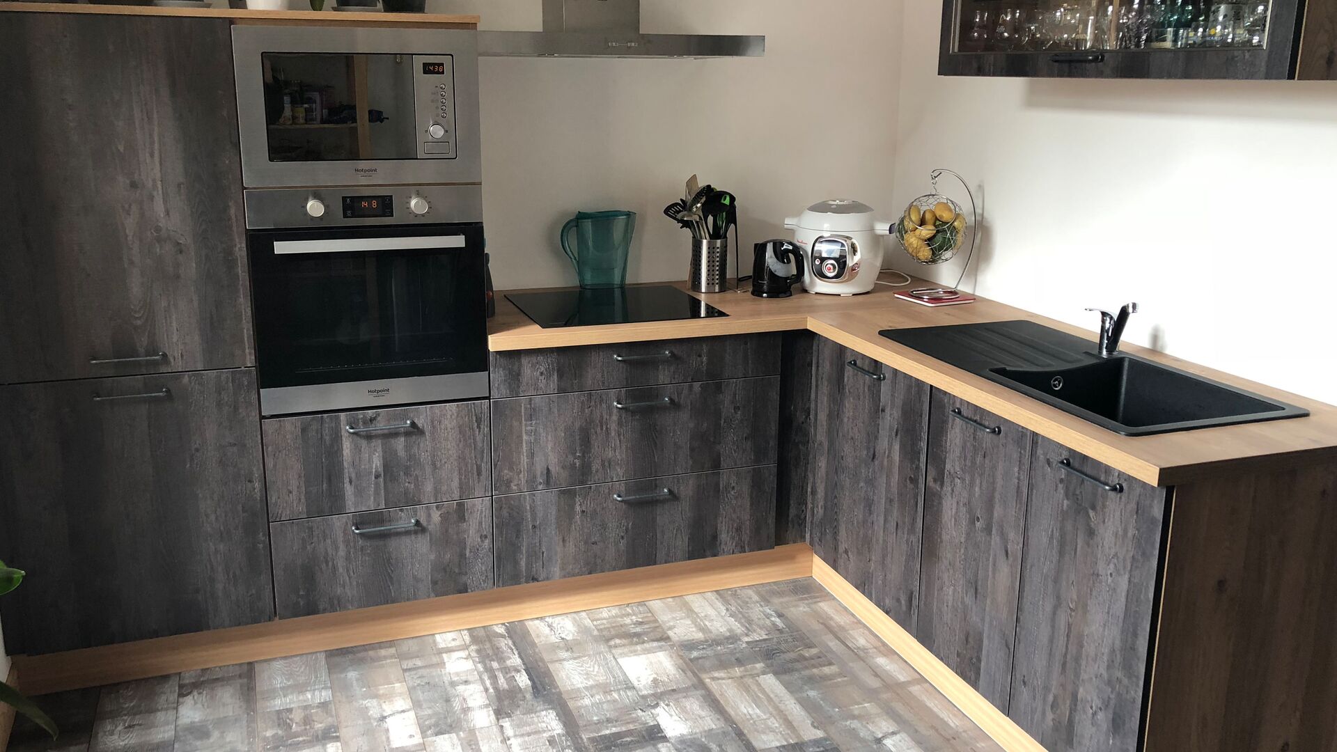 Cuisine équipée sur mesure Trend Woody Dark