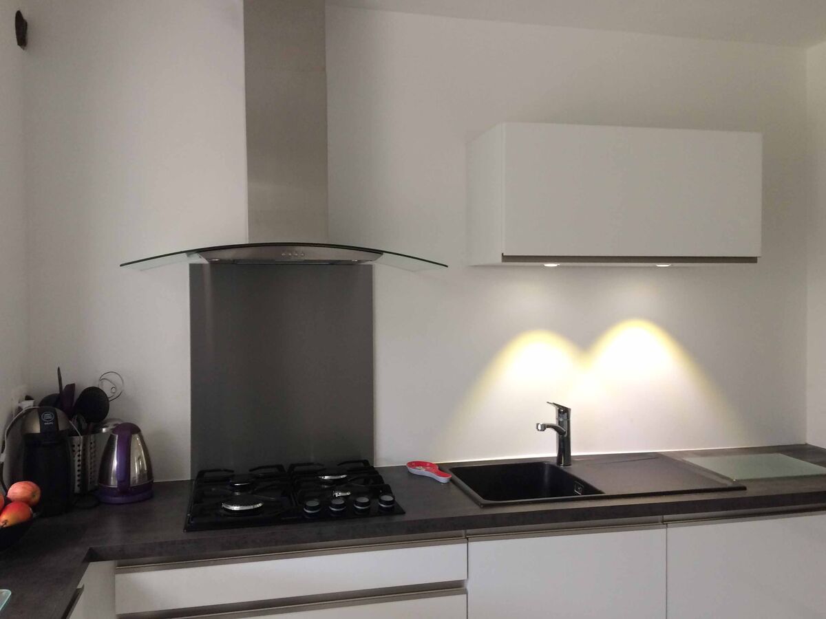 Cuisine avant-après sur mesure Vega Prem'S Blanc