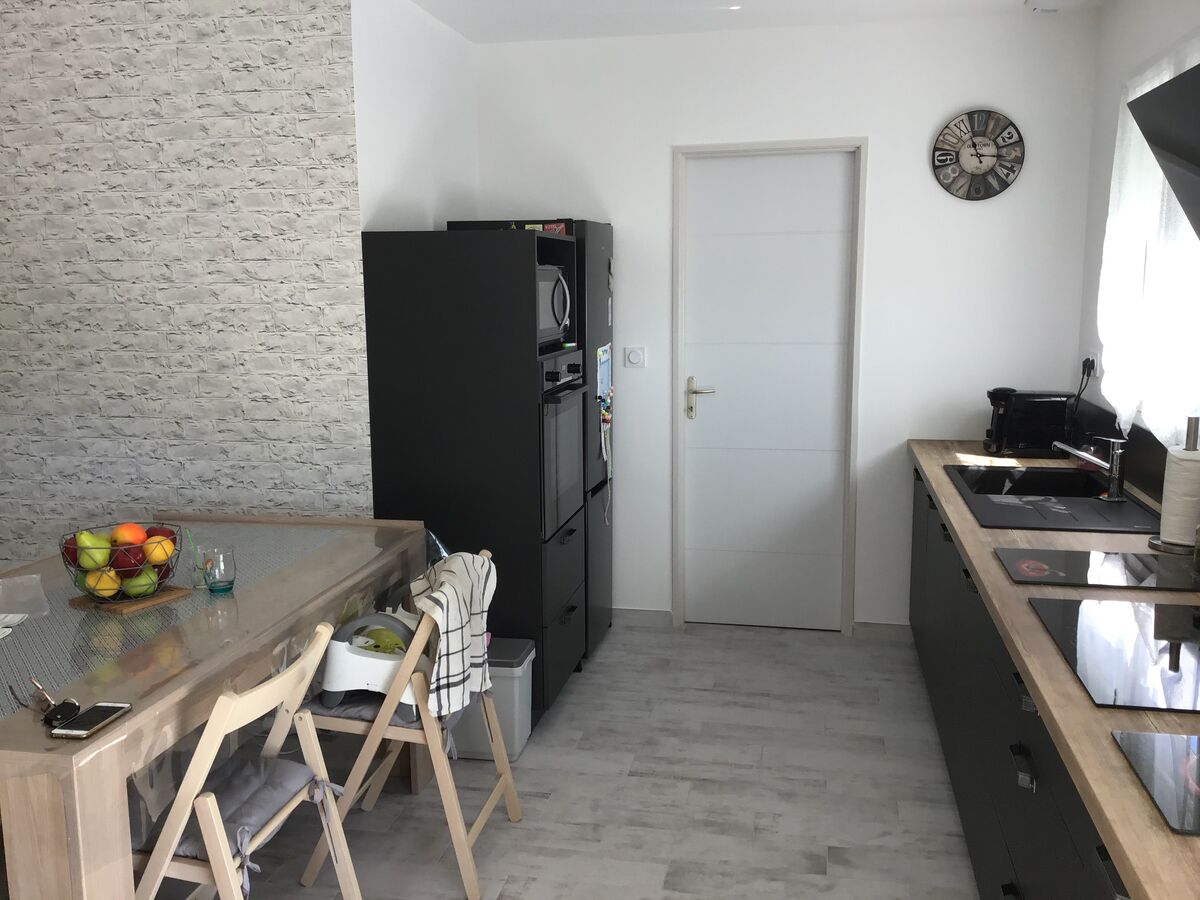 Rénovation cuisine équipée sur mesure Label Métal Brossé