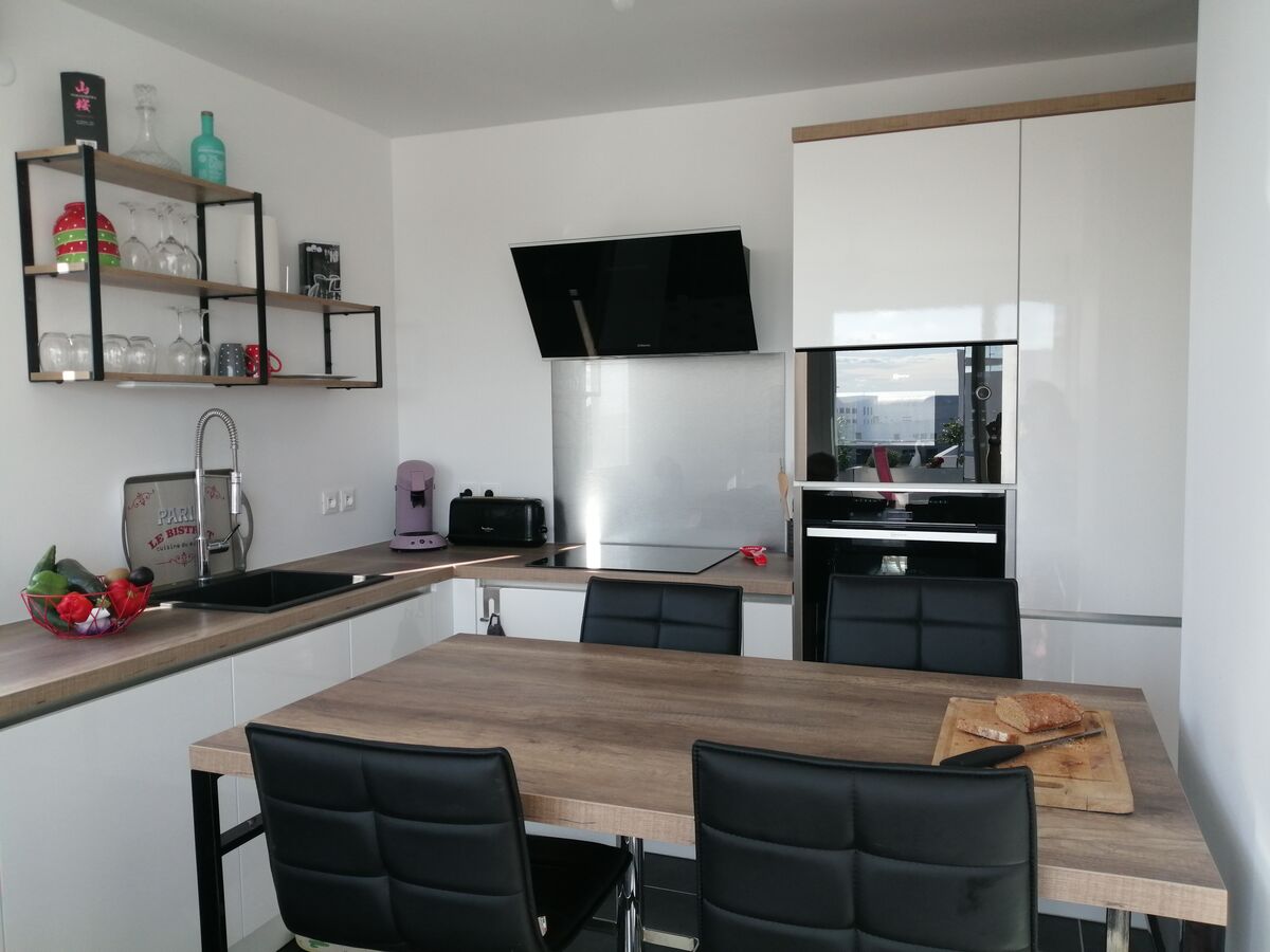 Cuisine avant-après sur mesure Light Blanc Brillant