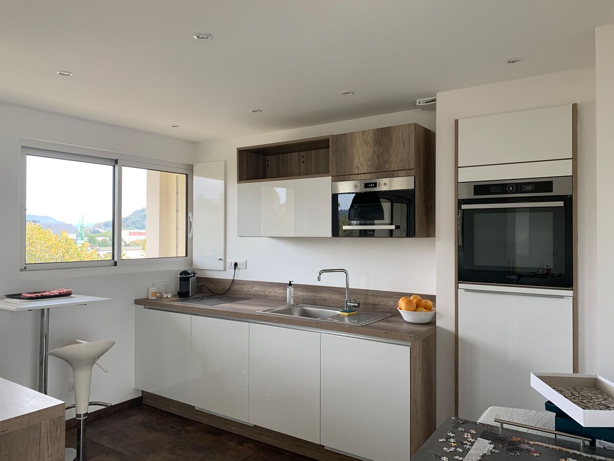 Rénovation cuisine équipée sur mesure Light Blanc Brillant