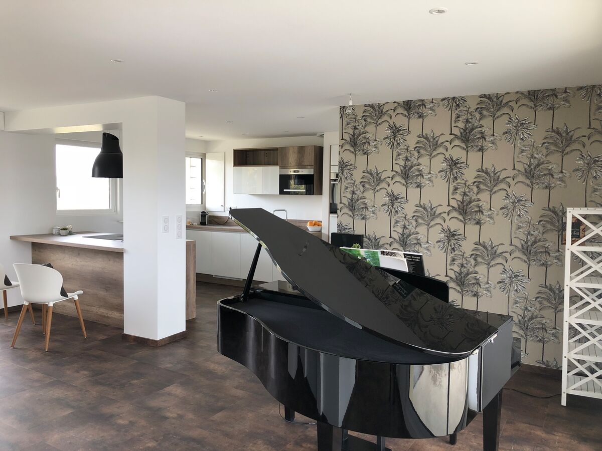 Cuisine avant-après sur mesure Light Blanc Brillant