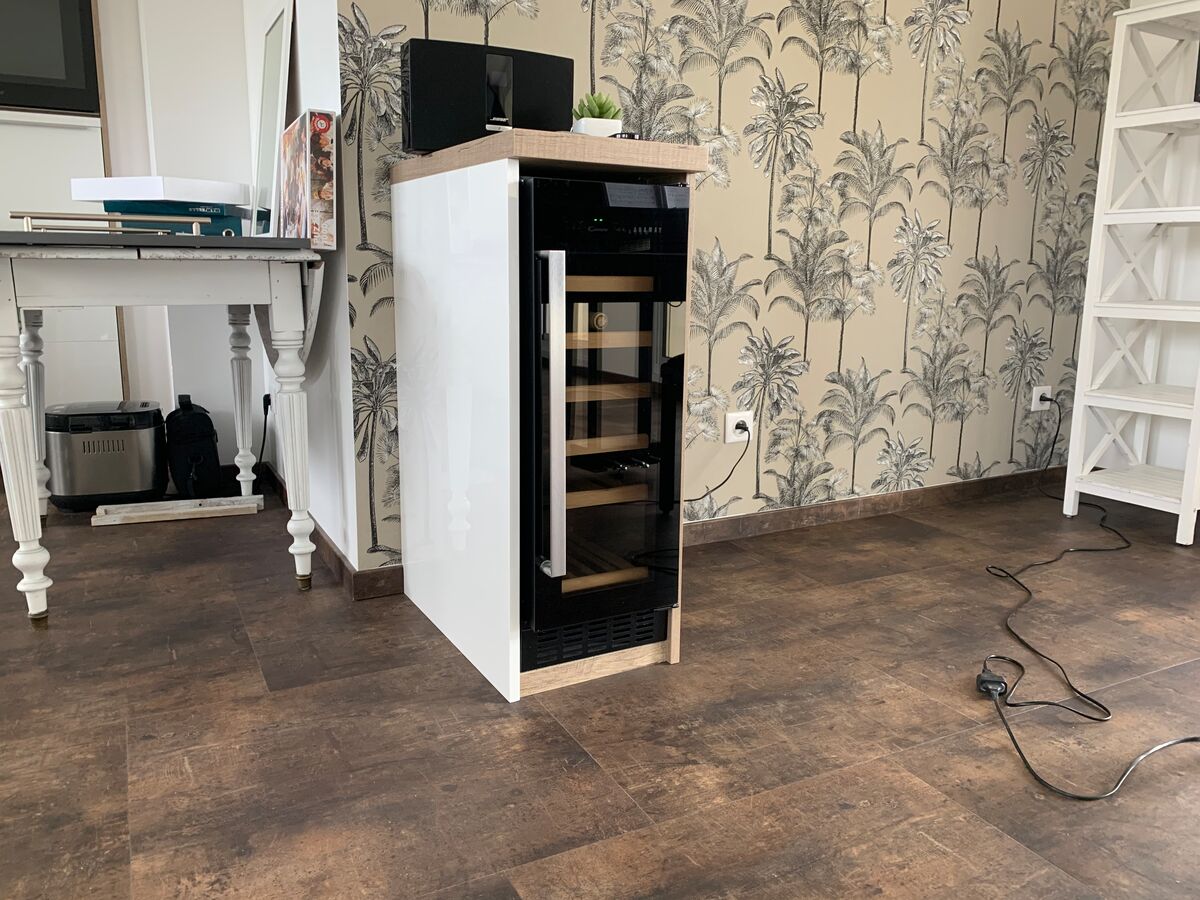 Cuisine avant-après sur mesure Light Blanc Brillant