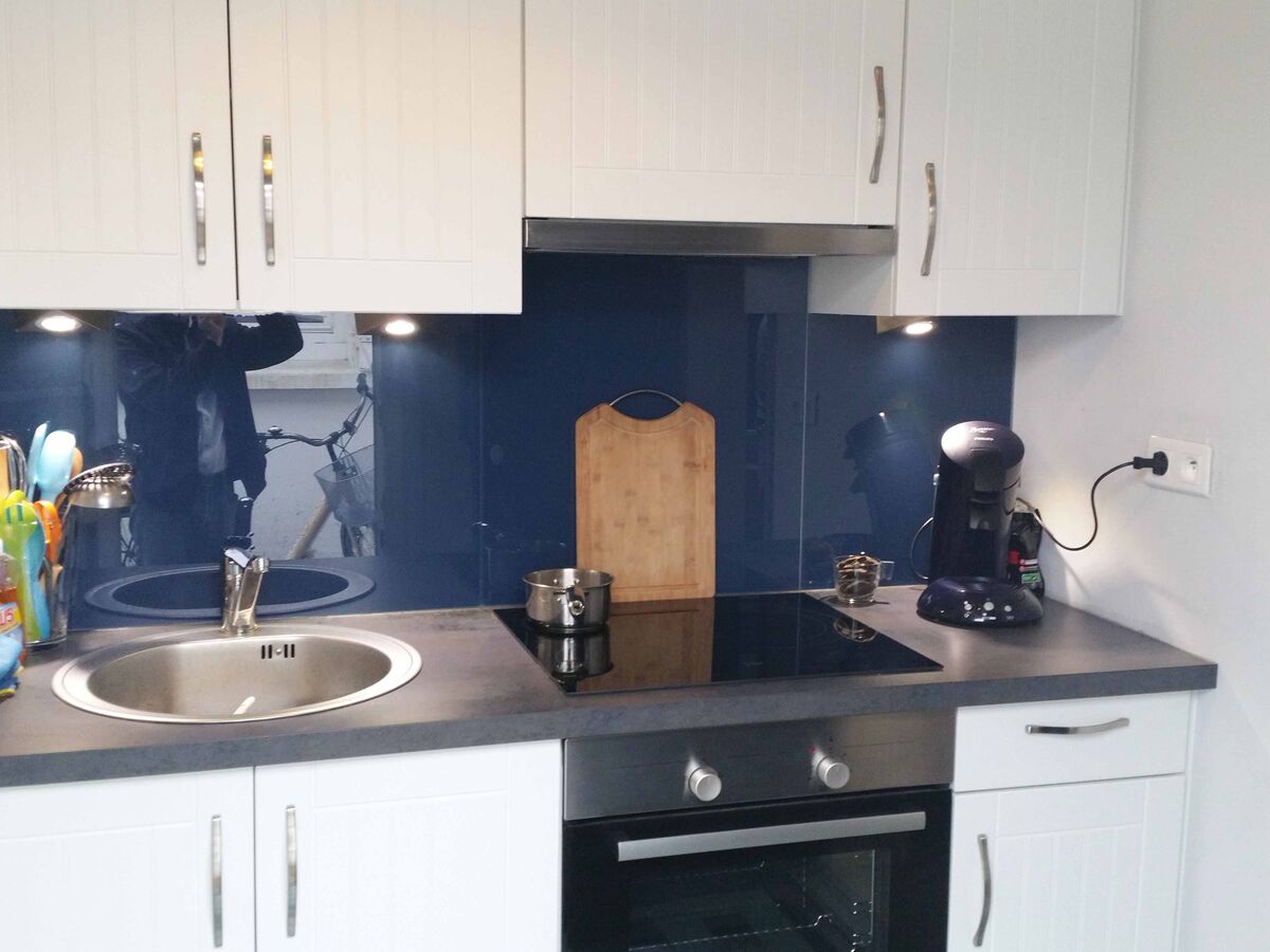 Cuisine équipée sur mesure Petilla Blanc brillant