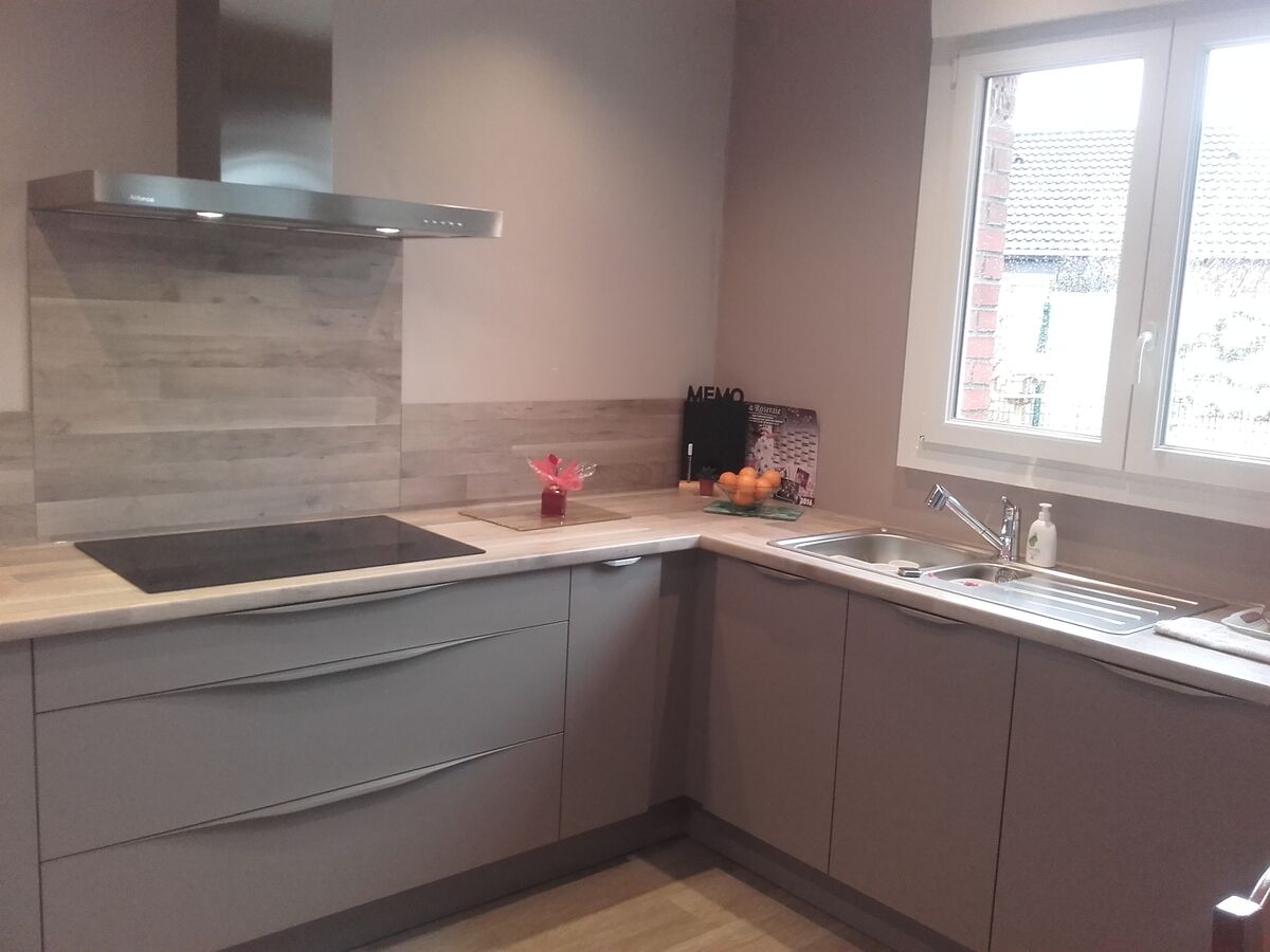 Rénovation cuisine sur mesure Trend + Gris minéral