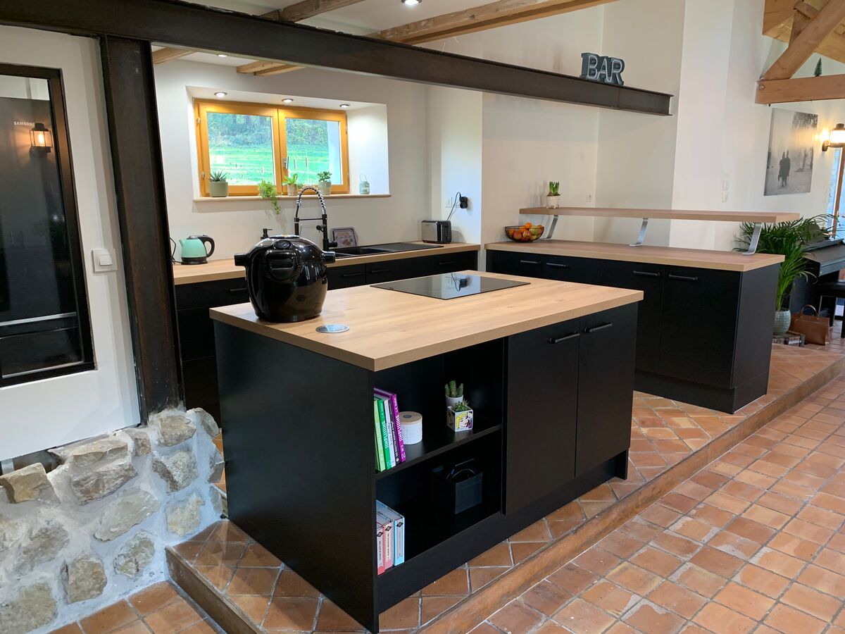 Cuisine avant-après sur mesure Vega Prem's Black