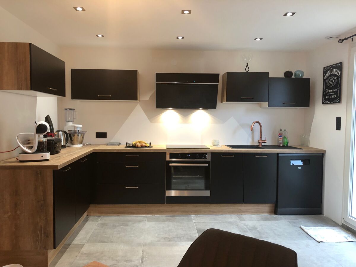 Cuisine avant-après sur mesure VEGA PREM'S Black