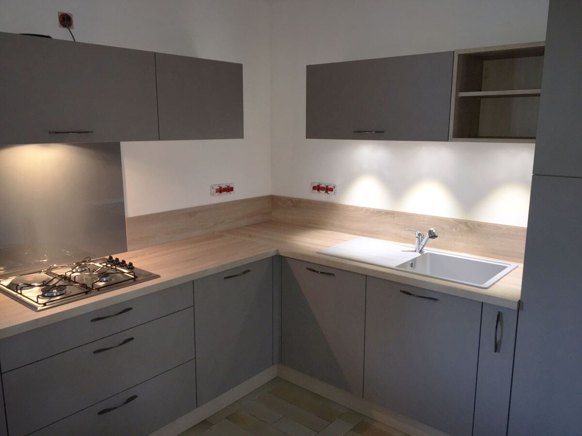 Cuisine équipée sur mesure Trend + Gris minéral