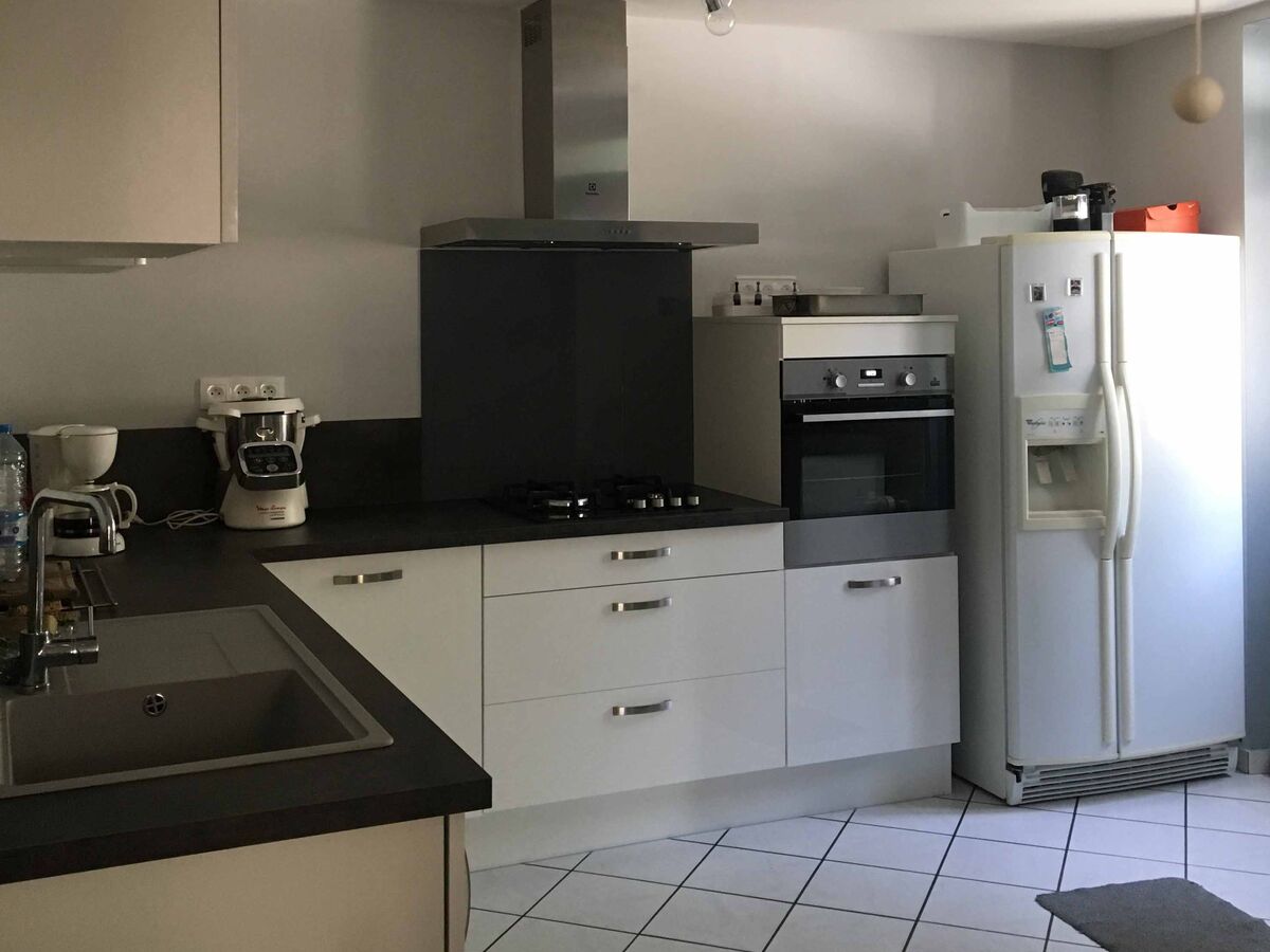 Cuisine équipée sur mesure Petilla Blanc brillant