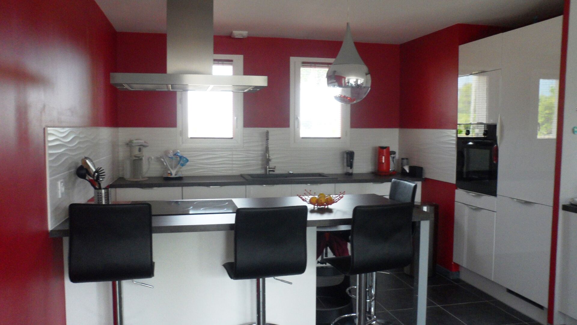 Cuisine équipée sur mesure Light Blanc brillant