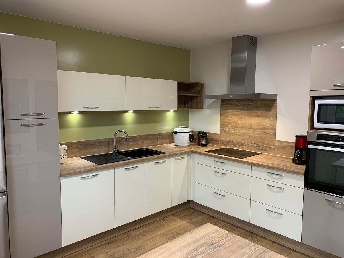 Rénovation cuisine équipée sur mesure Light Pannacotta Mat