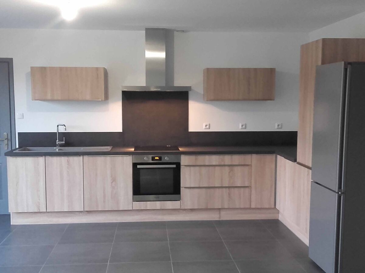 Cuisine équipée sur mesure Vega + Chêne timber