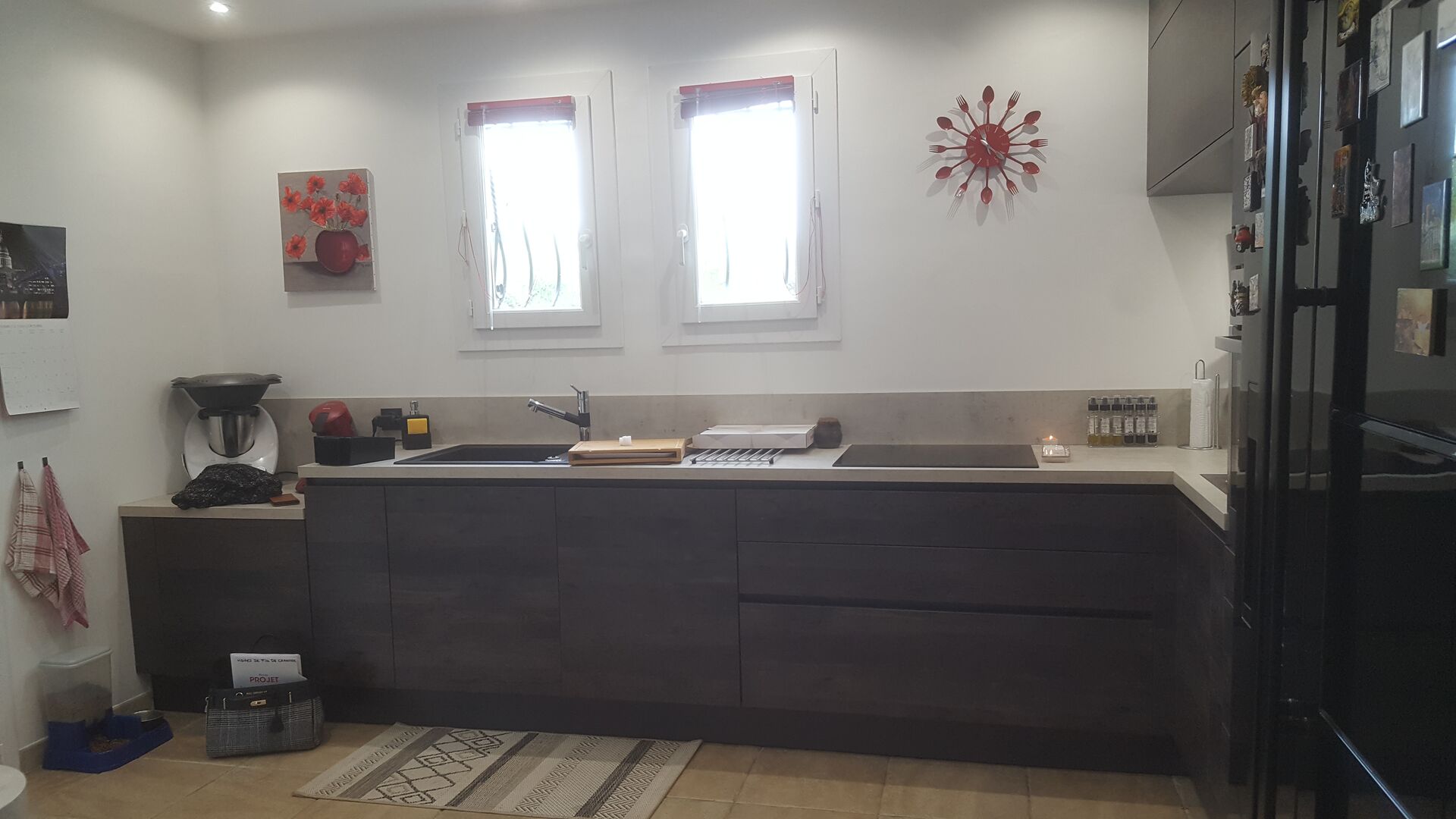 Cuisine équipée sur mesure E Trend Woody Dark