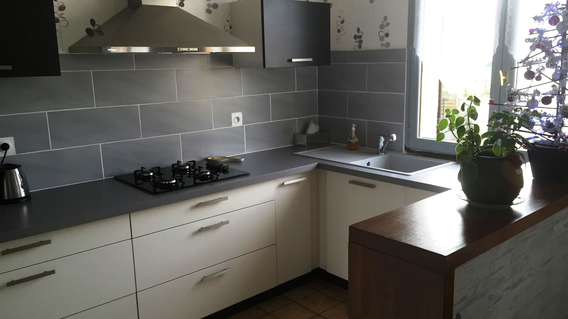 Cuisine équipée sur mesure Vega Prem'S Pannacotta mat