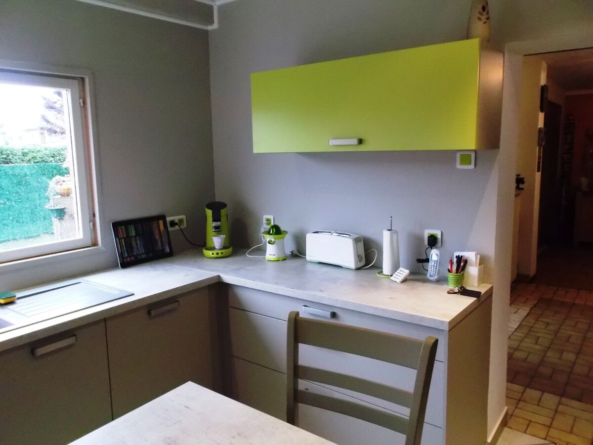 Cuisine avant-après sur mesure Vega Prem'S Gris minéral