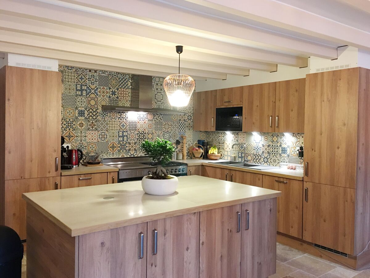 Rénovation cuisine équipée sur mesure Trend Chene Honey