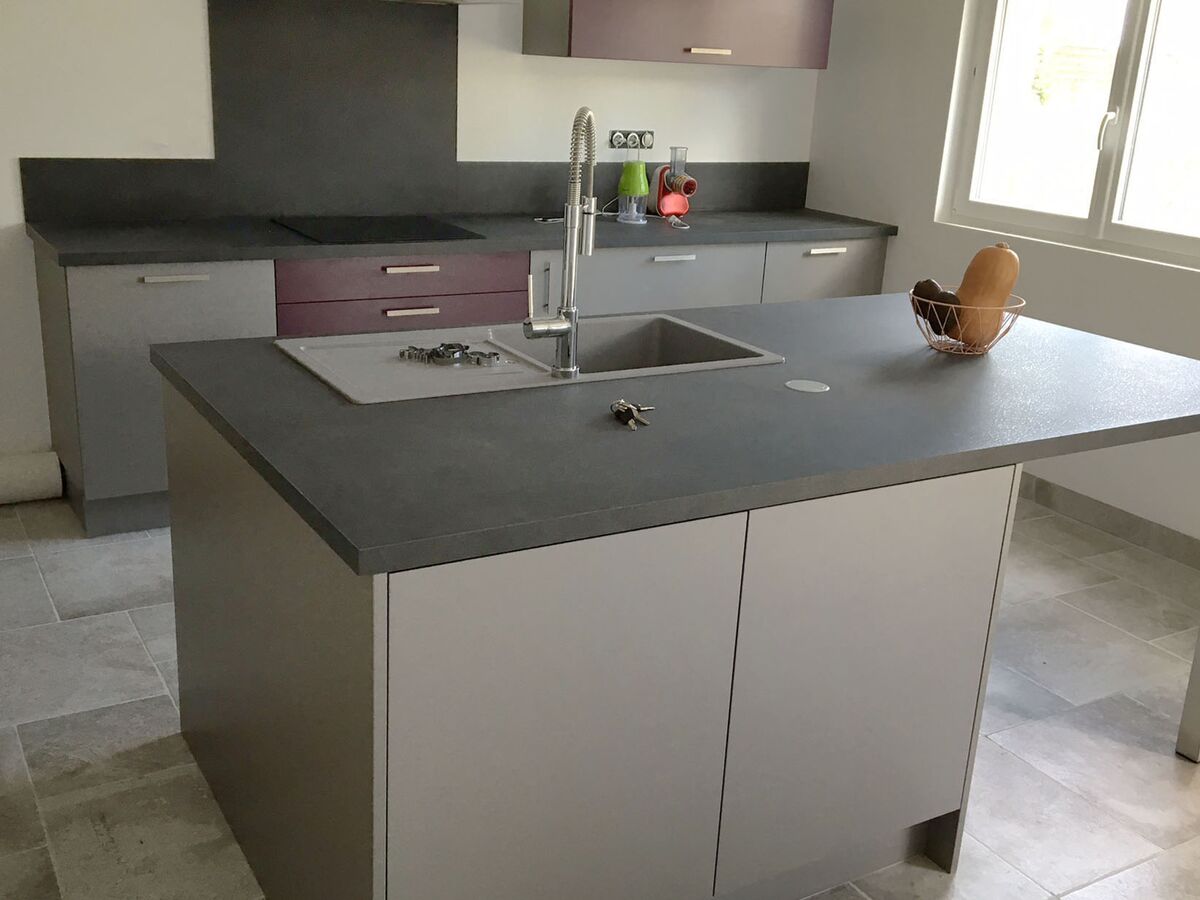 Cuisine avant-après sur mesure Trend + Gris minéral