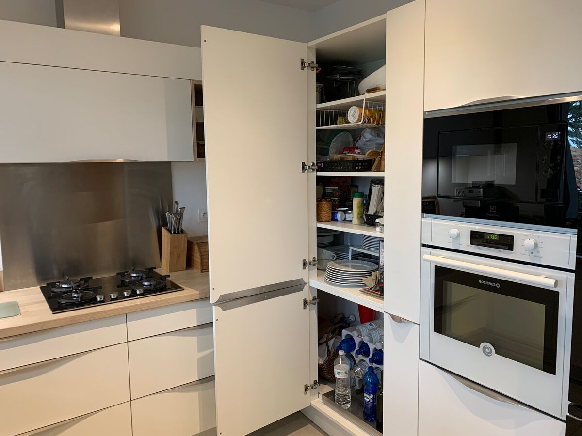 Cuisine avant-après sur mesure Trend Blanc Mat