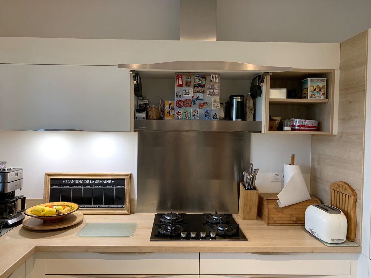 Cuisine avant-après sur mesure Trend Blanc Mat