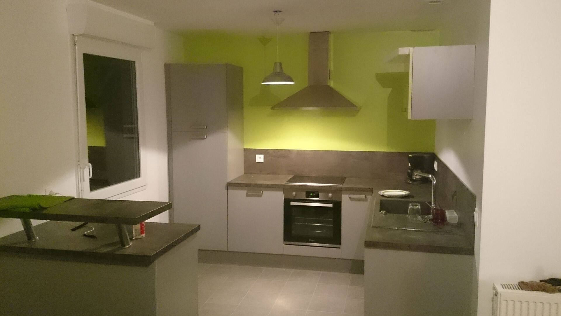 Cuisine équipée sur mesure Vega Prem'S Gris minéral