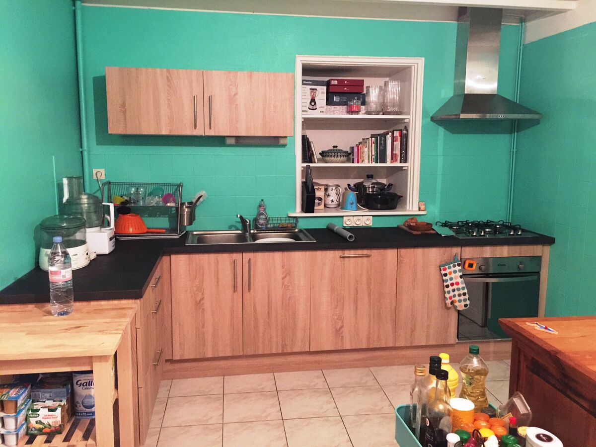 Cuisine équipée sur mesure Vega + Chêne timber