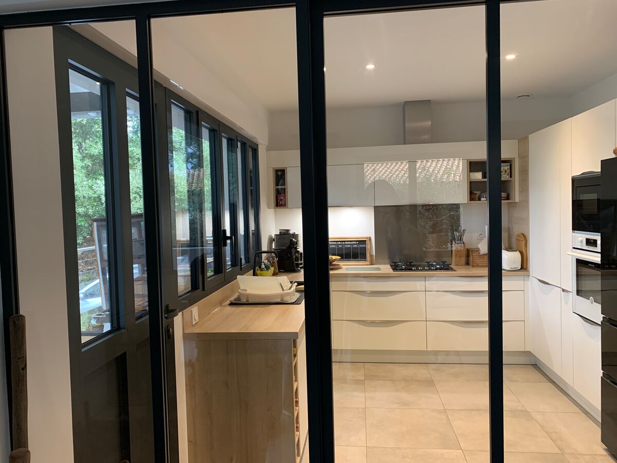 Cuisine avant-après sur mesure Trend Blanc Mat