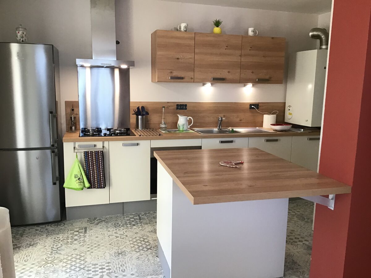 Cuisine équipée sur mesure VEGA PREM'S Pannacotta Mat & TREND Chêne Honey