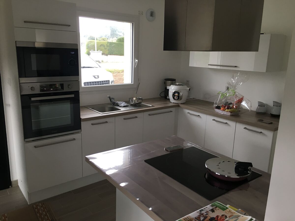 Cuisine équipée sur mesure Light Blanc Brillant