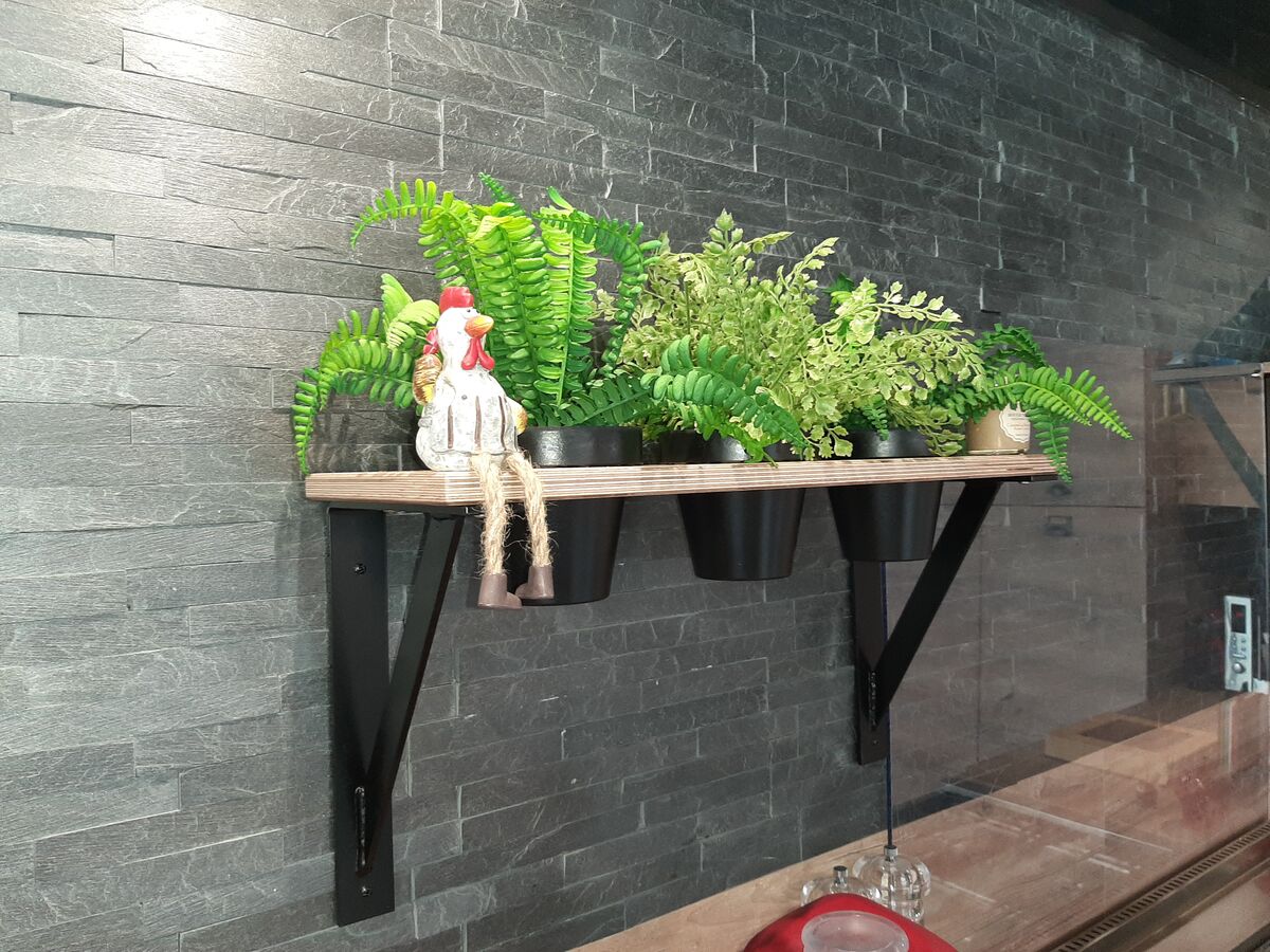 Cuisine avant-après sur mesure Label Métal Brossé & Trend Hipster Wood