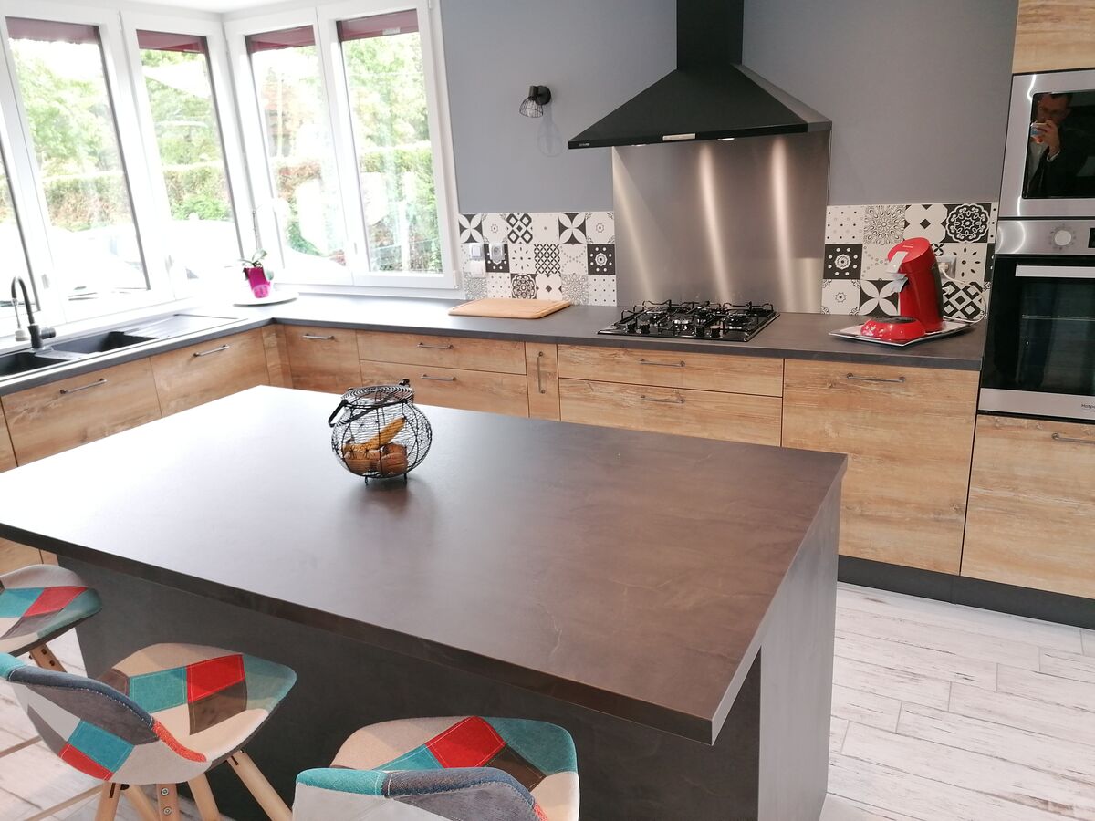 Rénovation cuisine équipée sur mesure Trend Hipster Wood