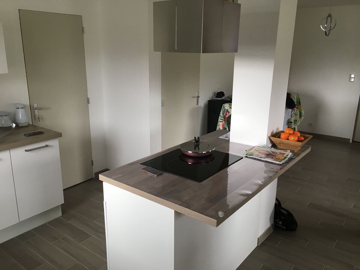 Cuisine avant-après sur mesure Light Blanc Brillant