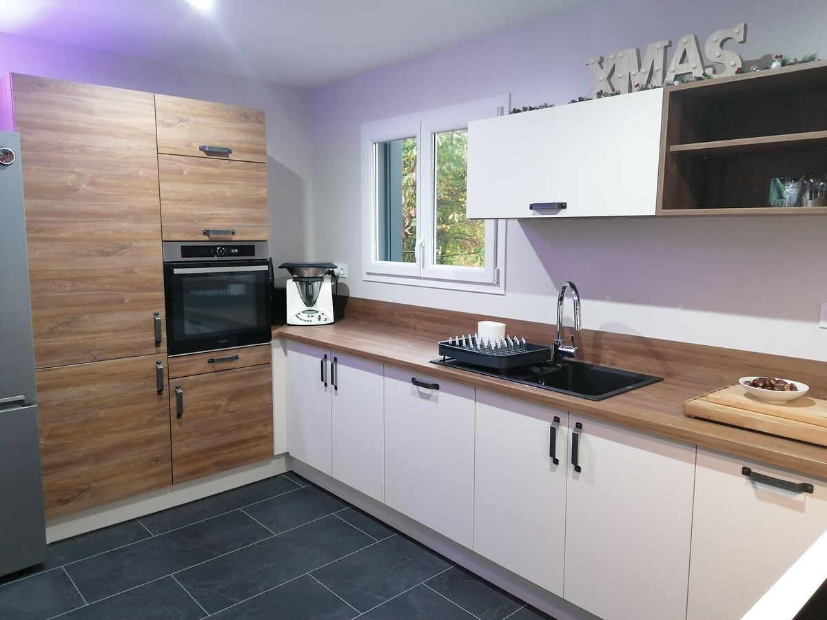 Rénovation cuisine équipée sur mesure Trend Osani Oak