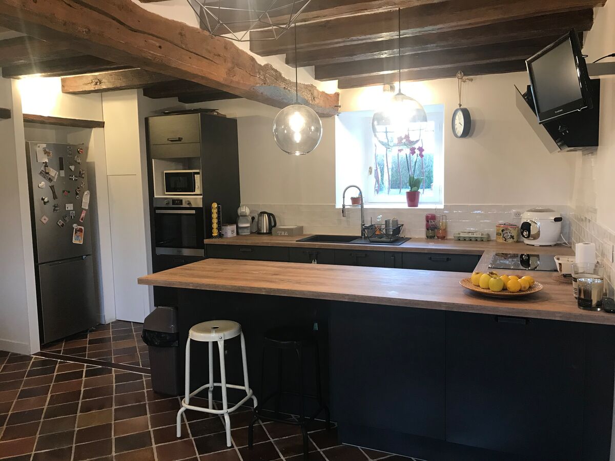 Rénovation cuisine équipée sur mesure Vista Métal Brossé