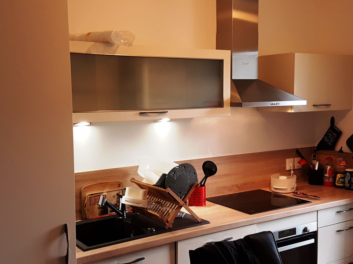 Rénovation cuisine sur mesure Vega Prem'S Blanc