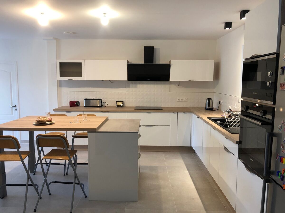 Rénovation cuisine équipée sur mesure Light Blanc Brillant