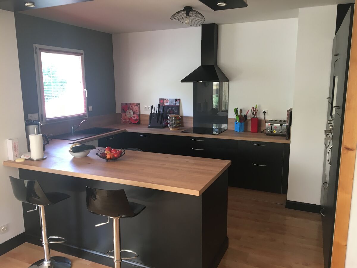 Rénovation cuisine équipée sur mesure Vega Prem's Black