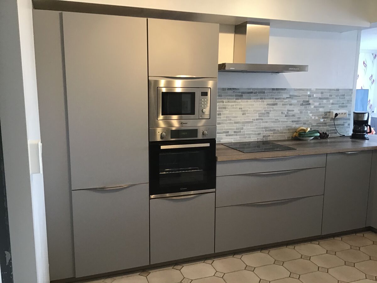 Rénovation cuisine équipée sur mesure Trend Gris Minéral
