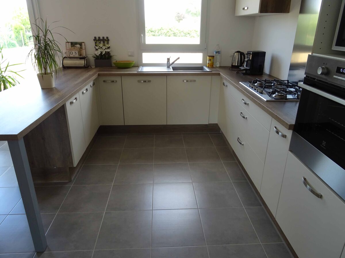 Cuisine avant-après sur mesure Vega Prem'S Pannacotta mat