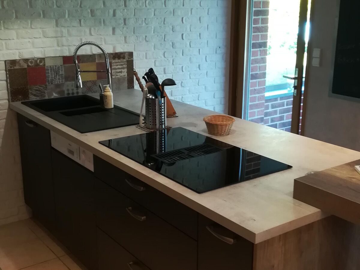 Rénovation cuisine équipée sur mesure Trend Quartz Métal