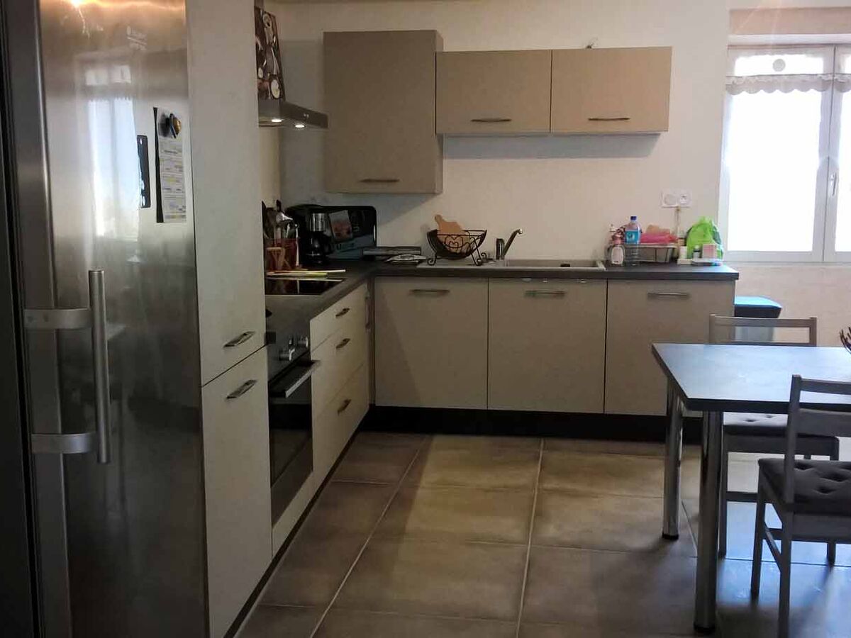 Cuisine avant-après sur mesure Vega Prem'S Taupe mat