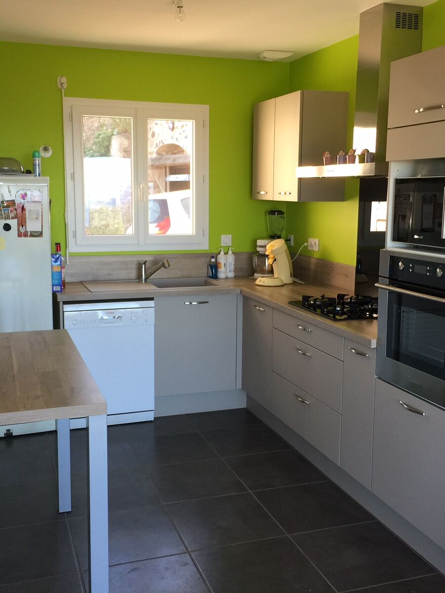 Cuisine équipée sur mesure Vega Prem'S Taupe mat