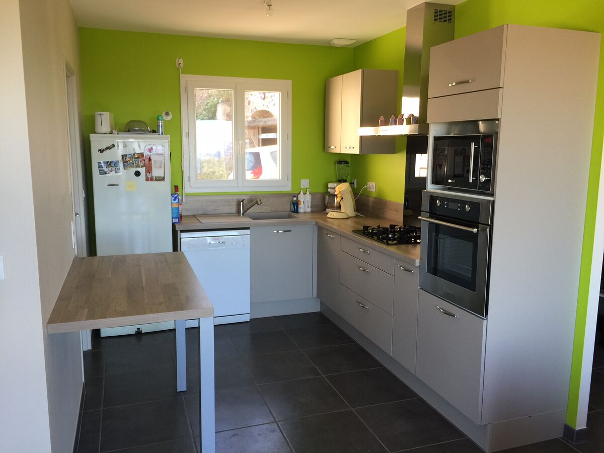 Cuisine équipée sur mesure Vega Prem'S Taupe mat