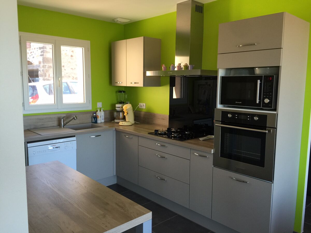 Rénovation cuisine sur mesure Vega Prem'S Taupe mat