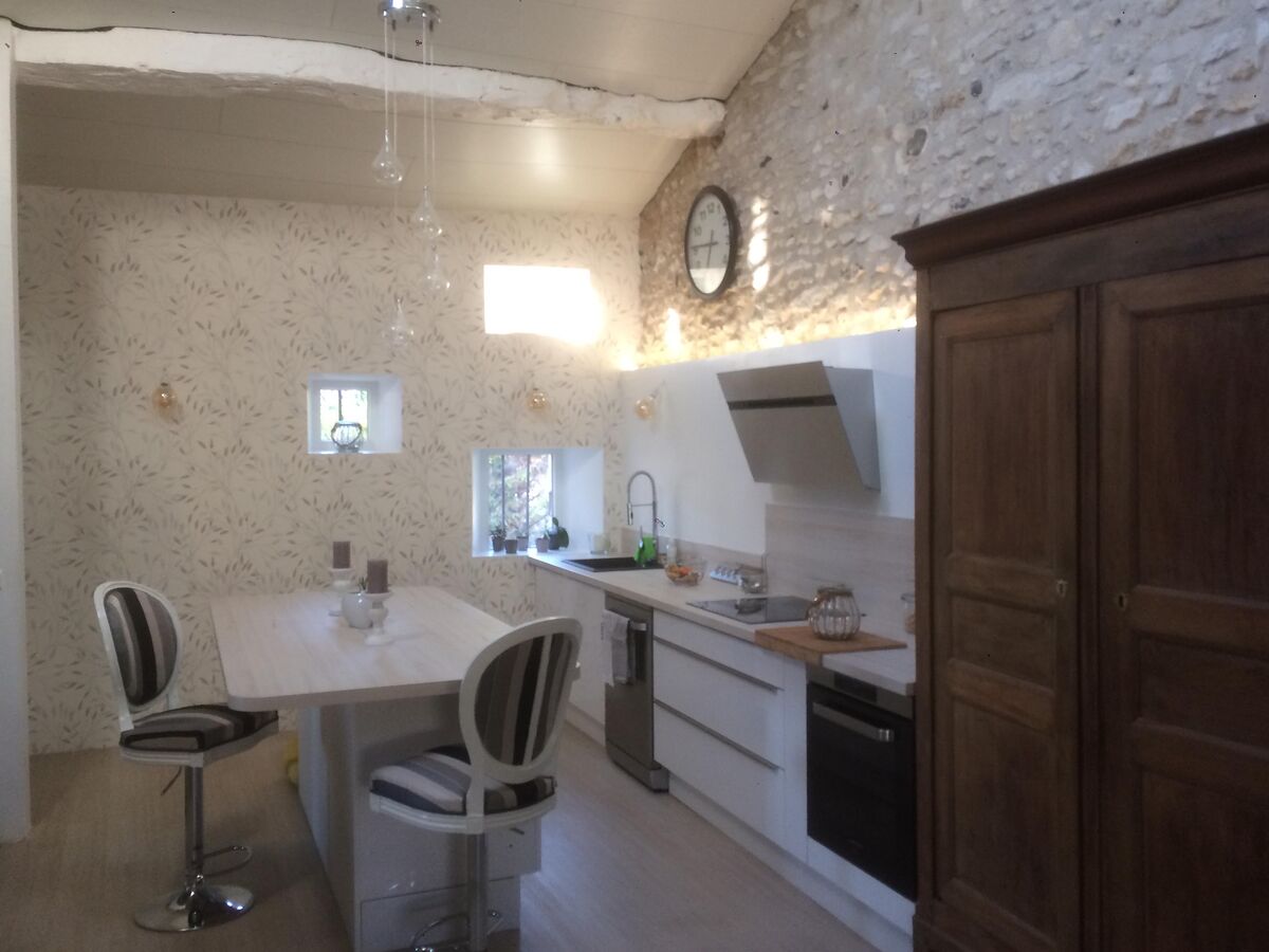 Rénovation cuisine équipée sur mesure Petilla Blanc Brillant