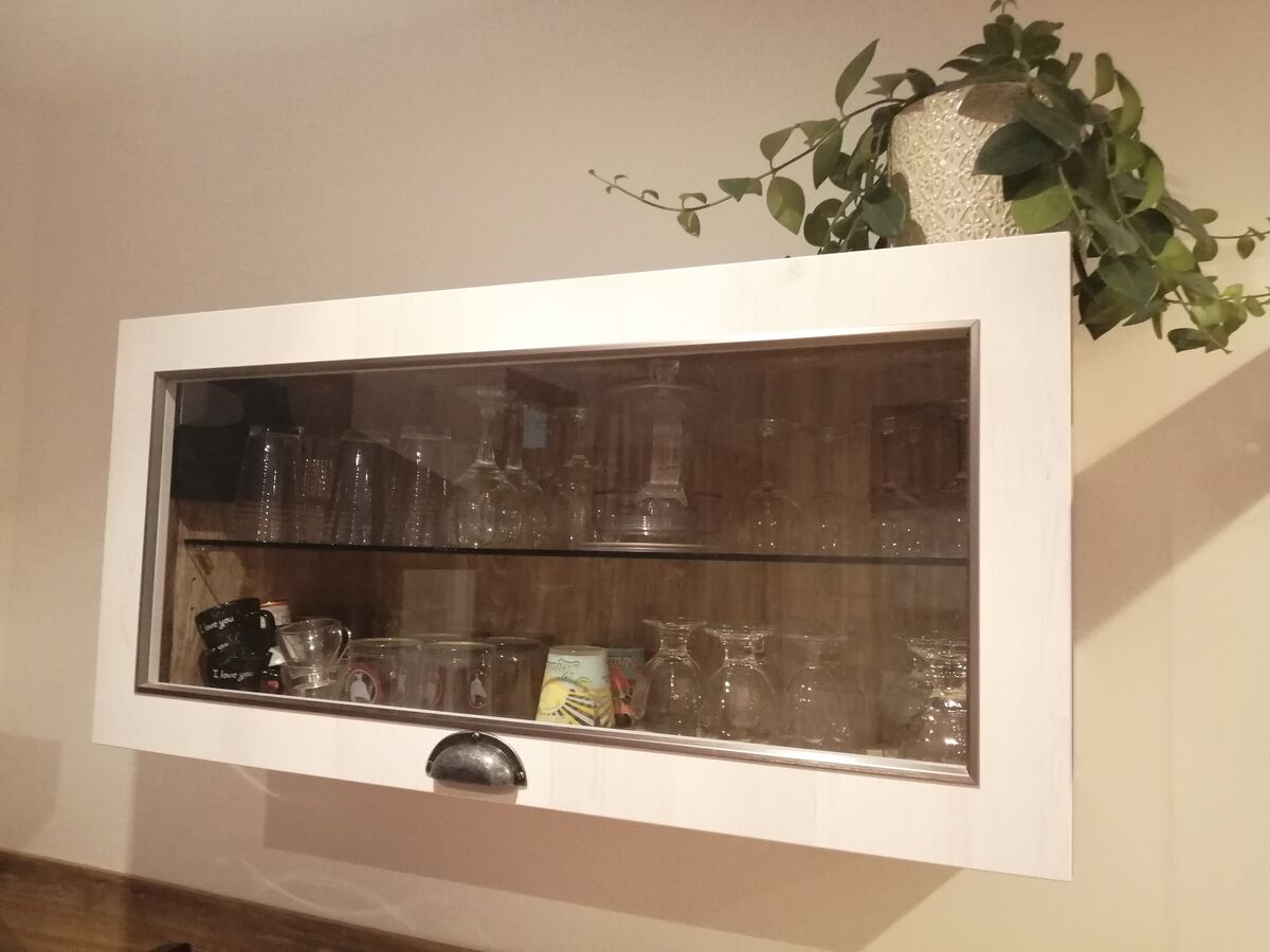 Cuisine avant-après sur mesure Trend Artic Wood