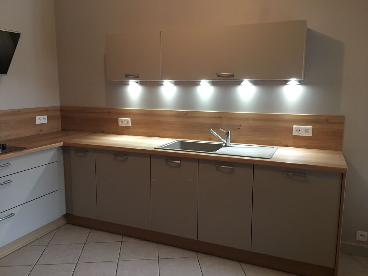 Rénovation cuisine équipée sur mesure Trend Taupe Mat